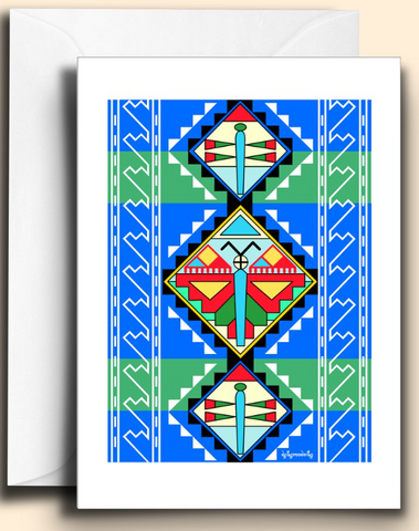Note Card Gathering Before Rainclouds - Gerald Dawavendewa