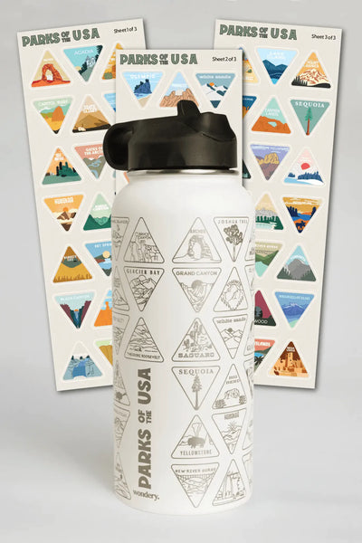 Wondery Parks of the USA Water Bottle