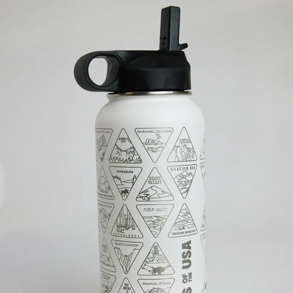 Wondery Parks of the USA Water Bottle