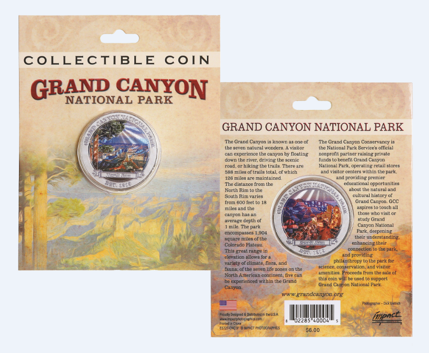 Grand Canyon Foil Challenge Coin
