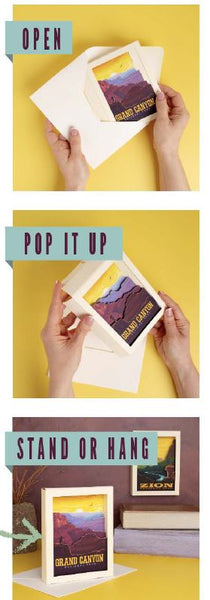 Pop Up Postcard Sunset Splendor