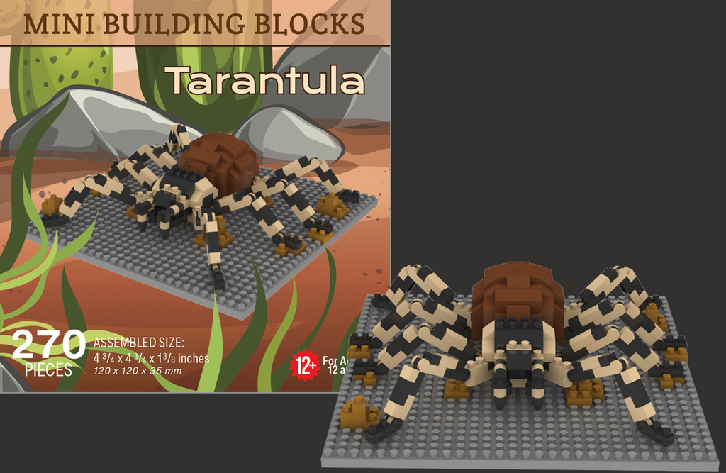 Mini Building Blocks Tarantula