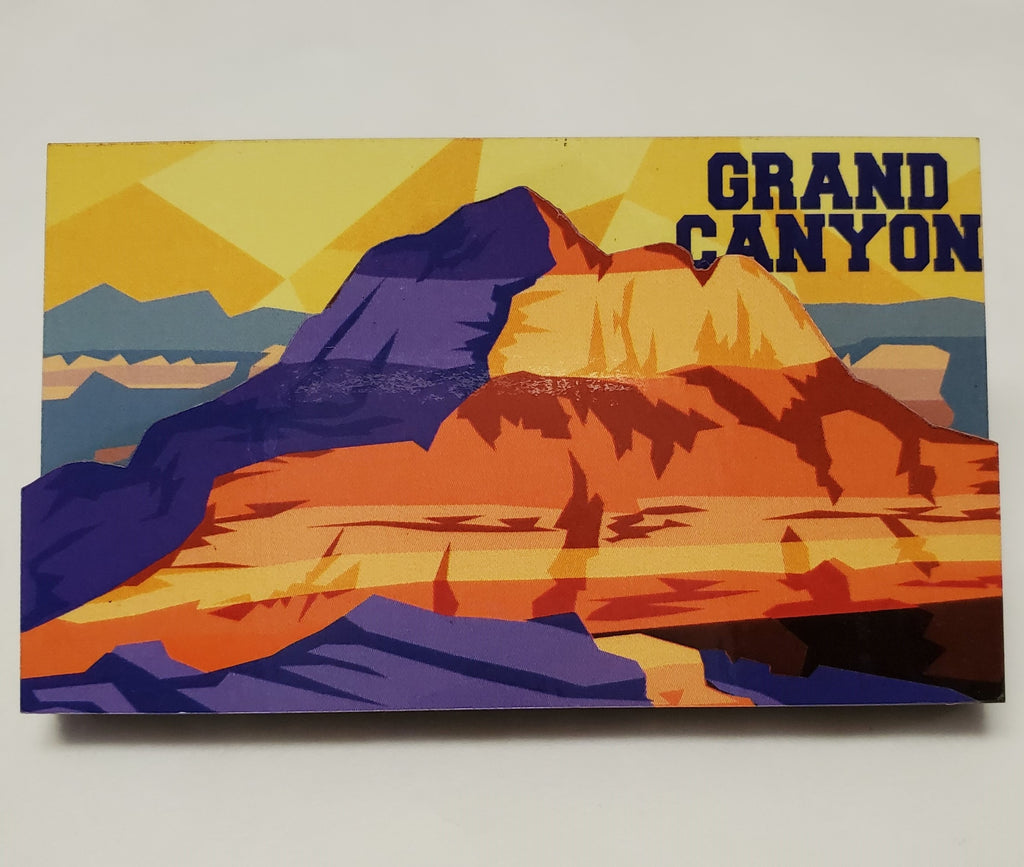 Grand Canyon 2D Wood Magnet