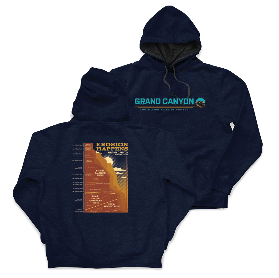 Erosion Happens Fleece Hoodie
