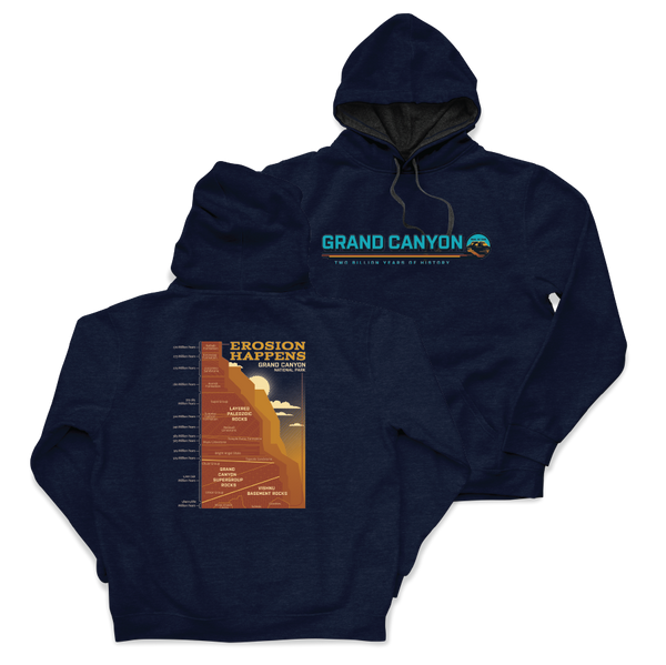 Erosion Happens Fleece Hoodie