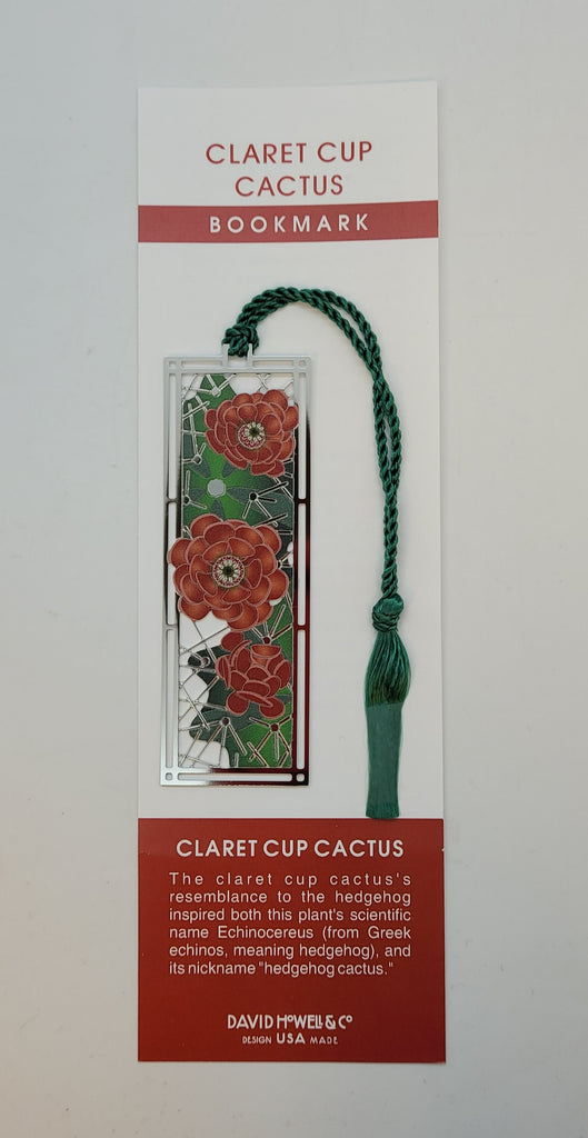 Claret Cup Cactus Metal Bookmark