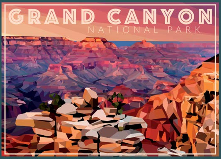 Grand Canyon Geometric Design 1000 pc Puzzle