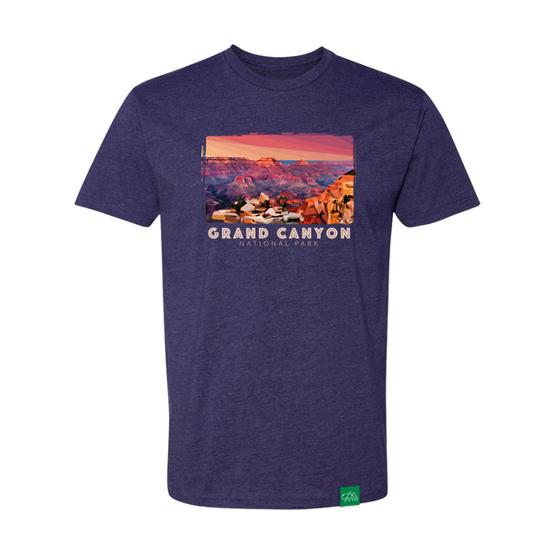 Grand Canyon Short Sleeve Geo Sunset Unisex tee