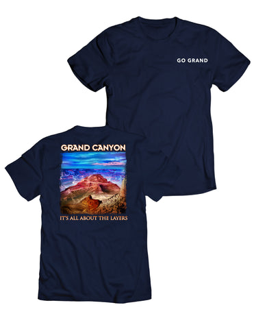 All About the Layers Short Sleeve T-shirt, Navy