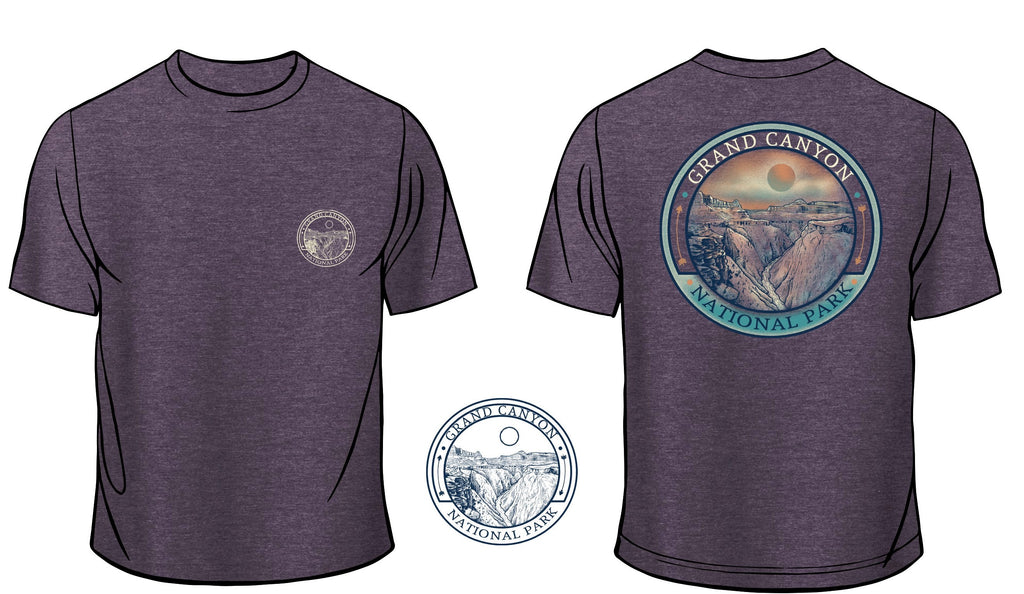 Grand Canyon Ornate Destinations Unisex SS Tee