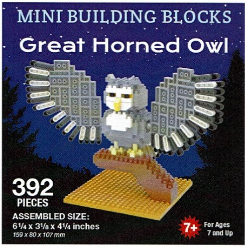 Mini Building Blocks Great Horned Owl