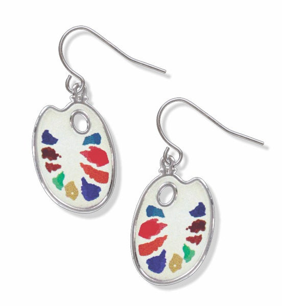 Celebration of Art Artist Palette Earrings