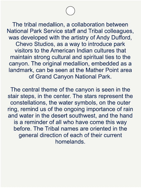 Tribal Medallion Wood Magnet