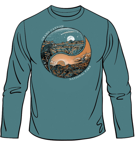 Grand Canyon Yin Yang Long Sleeve Tee