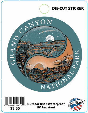 Grand Canyon Yin Yang Decal
