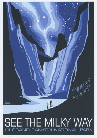 See the Milky Way Postcard Set, 16 Postcards