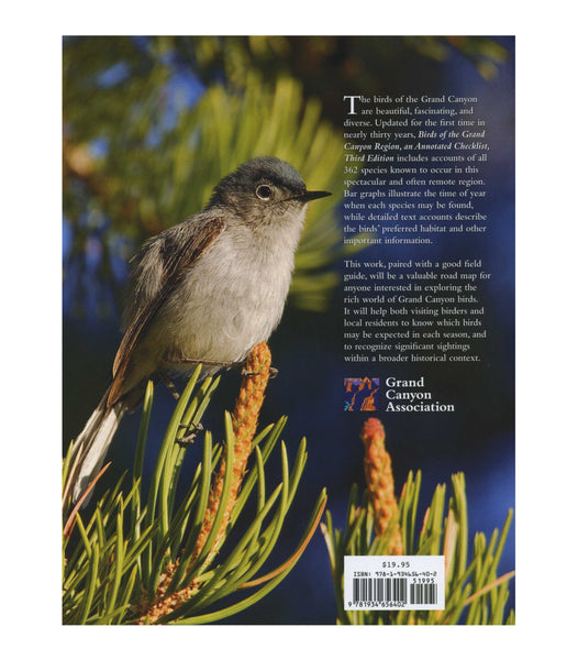 Birds of the Grand Canyon Region, an Annotated Checklist, 3rd Edition