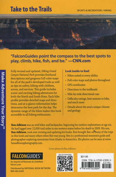 Hiking Grand Canyon National Park: A Falcon Guide