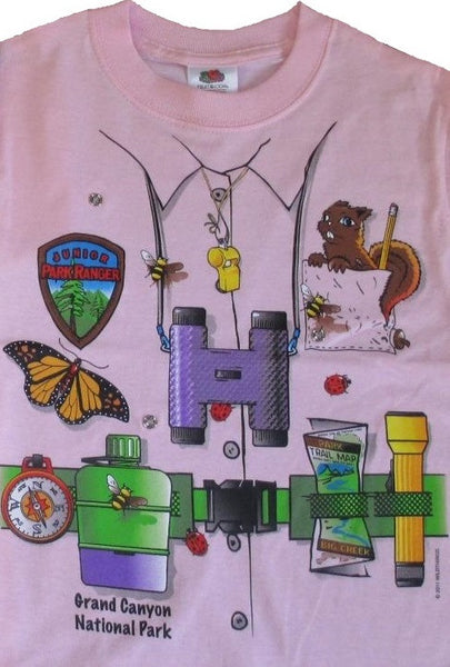 Junior Ranger Snap-on T-shirt, Pink