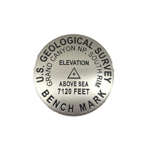 Benchmark Magnet, Grand Canyon NP, South Rim