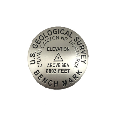 Benchmark Magnet, Grand Canyon NP, North Rim