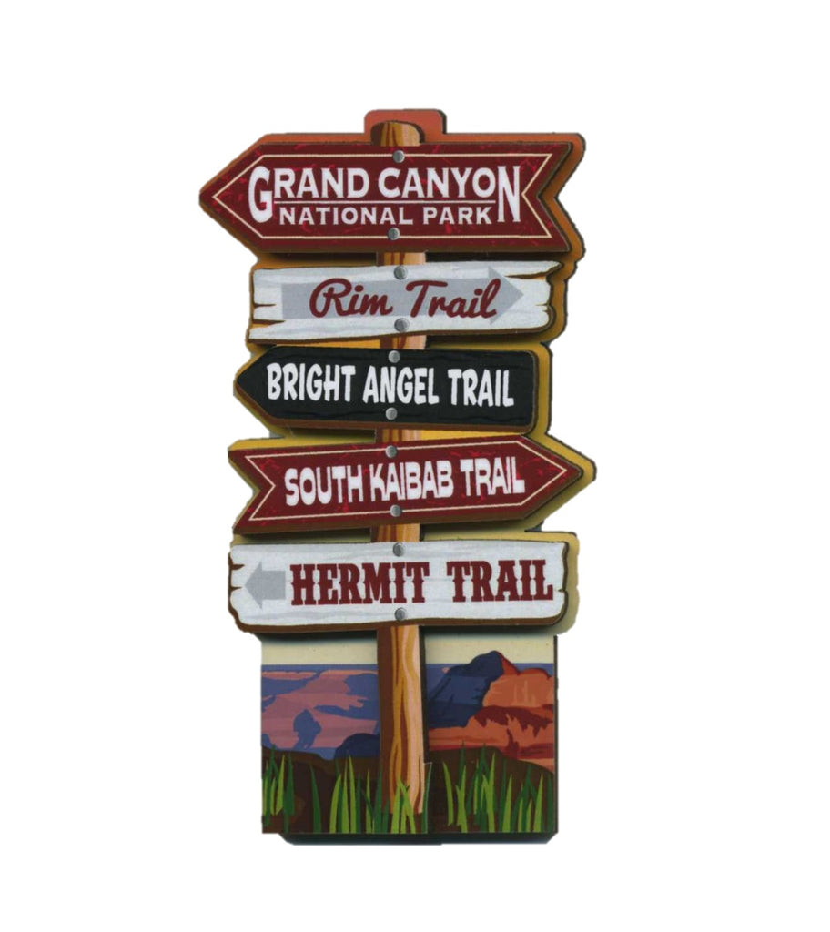 Trails Sign Post Magnet