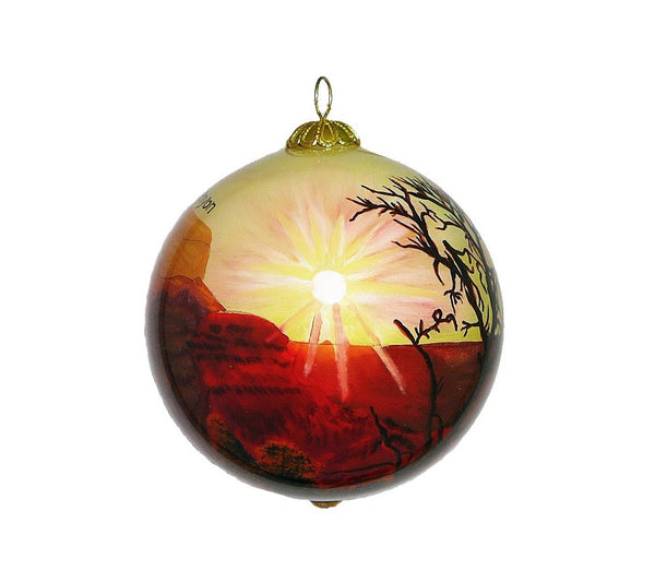 Grand Canyon Hand Painted Ornament
