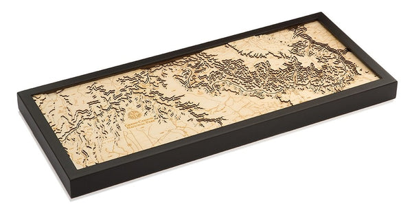Grand Canyon National Park 3-D Wood Chart