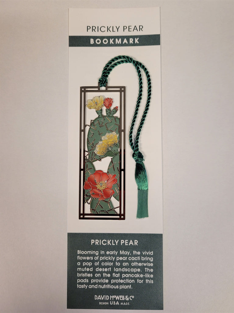 Prickly Pear Metal Bookmark