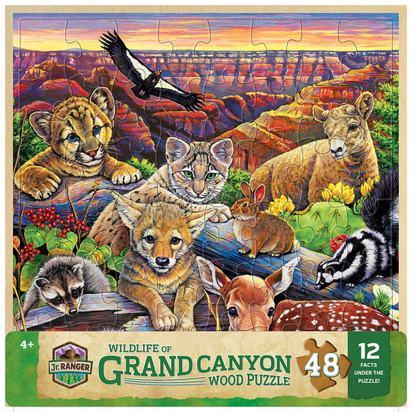 Jr. Ranger Grand Canyon Wildlife Wood Puzzle