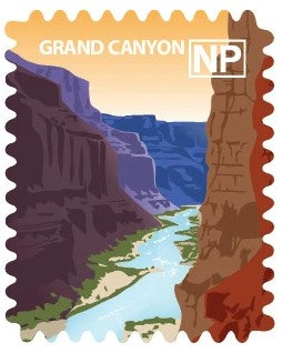 Grand Canyon Travel Stamps decal