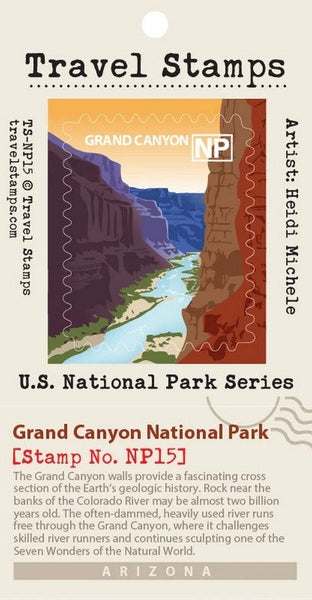 Grand Canyon Travel Stamps decal