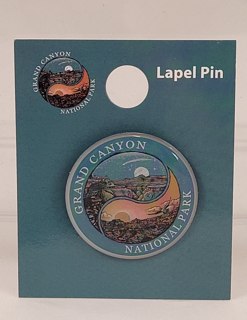 Grand Canyon Yin Yang Lapel Pin
