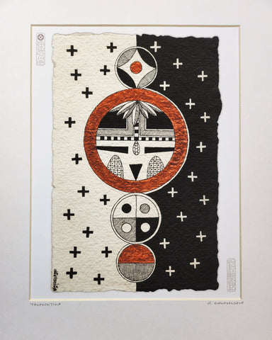 Matted Print Tawaventiwa-Gerald Dawavendewa