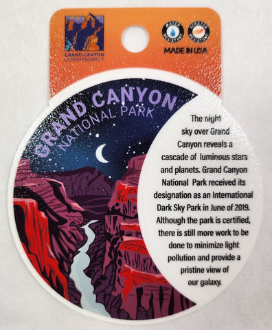 Grand Canyon Vertical Moon Decal