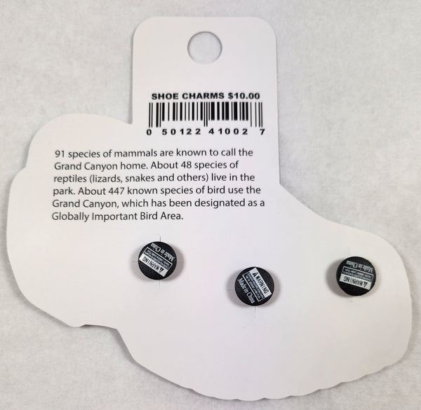 Grand Canyon Animal Shoe Charms