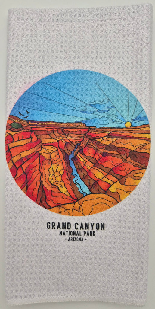 Vibrant Canyon Tea Towel