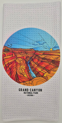 Vibrant Canyon Tea Towel