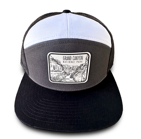 Grand Canyon Tri Tone Snap Back Cap