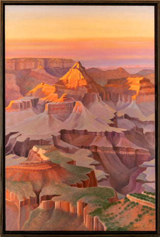 Monica Esposito-Mann, Sunset on Vishnu's Temple