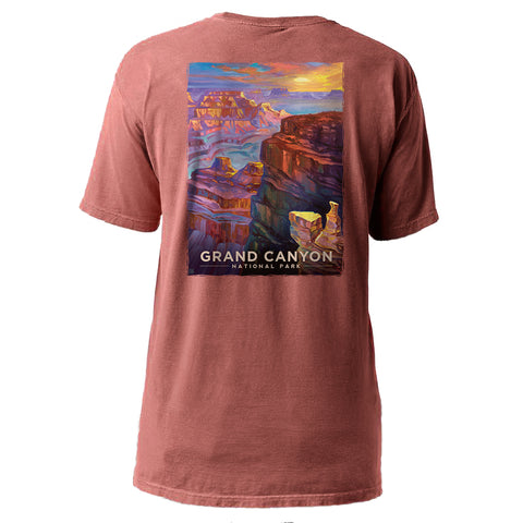 Grand Canyon Short Sleeve Sunset Tee