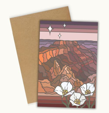 Note Card - North Rim with Mariposa