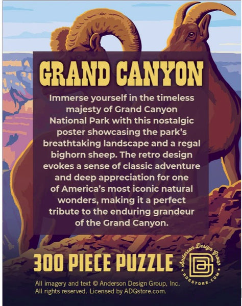 Bighorn Sheep at Grand Canyon 300 Piece Puzzle
