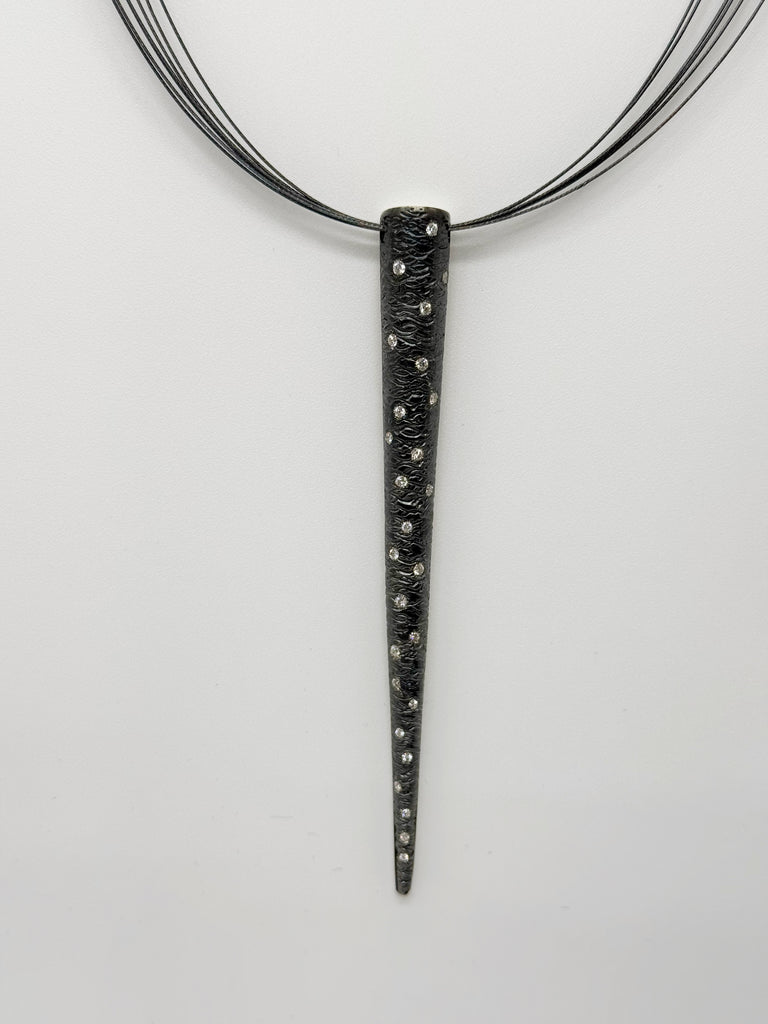 Matagi Sorenson, Diamond Spear Pendant and Chain