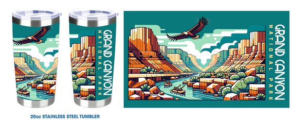 Grand Canyon Riverview Tumbler