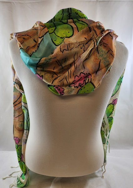 Grand Canyon Prickly Pear Scarf