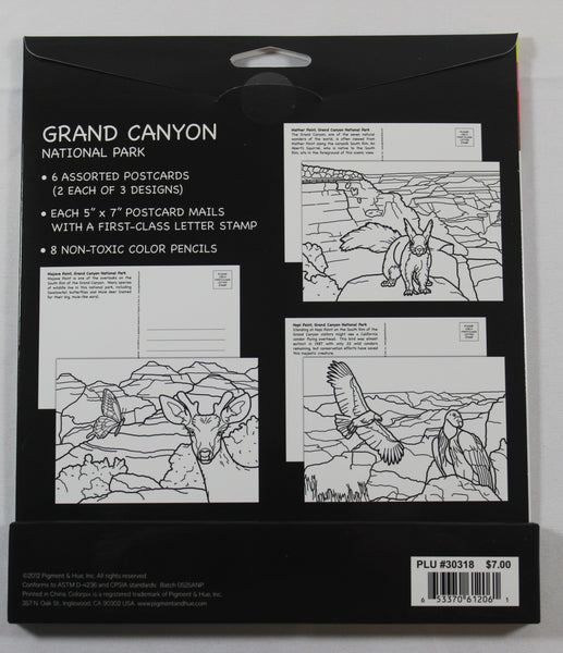 Grand Canyon Postcards to Color