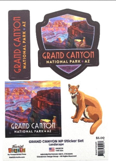 Grand Canyon Landscape Mini Decal Set