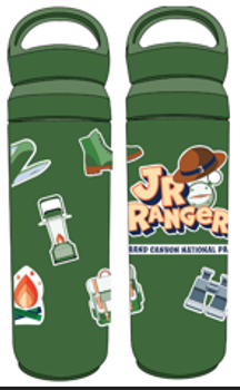 Jr. Ranger Stainless 16oz Water Bottle