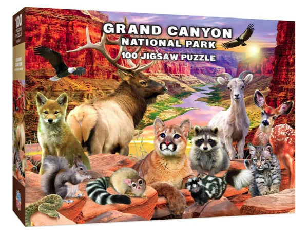 Wildlife of Grand Canyon National Park - 100 Piece Jigsaw Puzzle